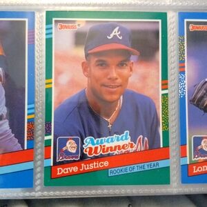 Dave Justice Rookie of the Year card